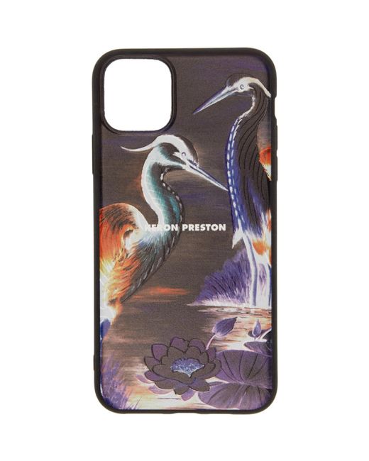 Heron Preston Multicolor Times iPhone 11 Pro Max Case