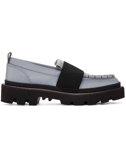 Msgm Grey MS Gore Loafers