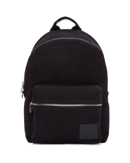 PS Paul Smith PS by Paul Smith Black Canvas Backpack