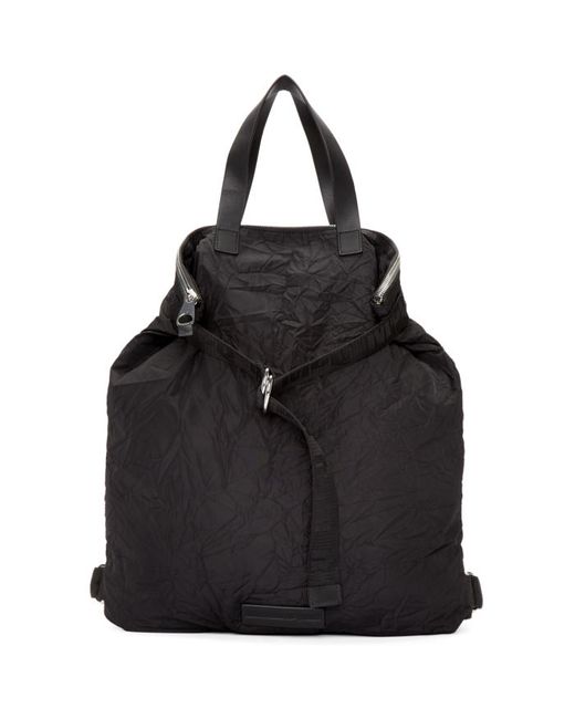 McQ Alexander McQueen Black Nylon Backpack