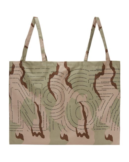 Bless Beige and Brown Camouflage Packaging System Tote