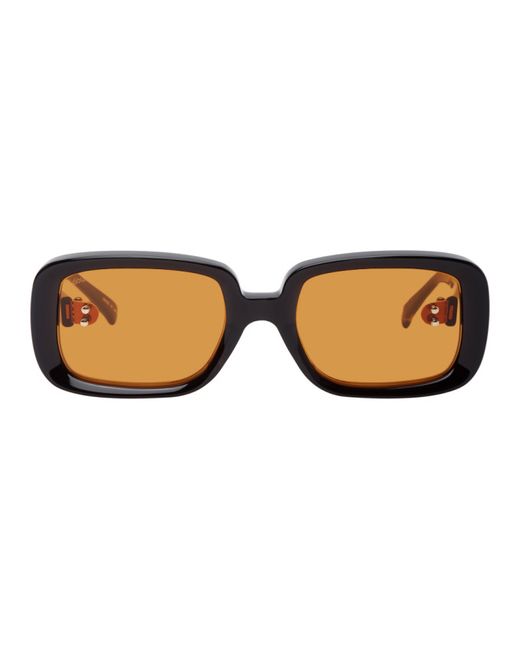 Doublet Brown Square Sunglasses