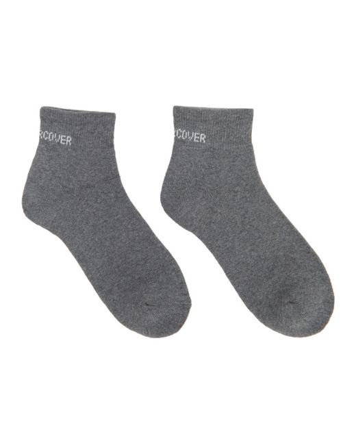 Undercover Grey Logo Ankle Socks