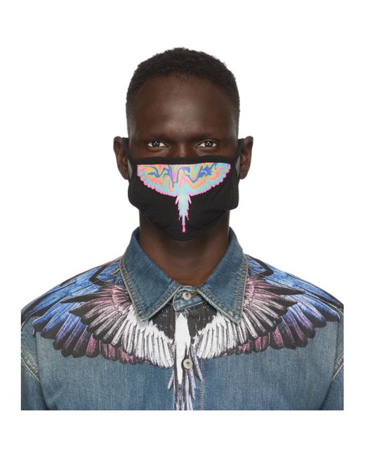 Marcelo Burlon County Of Milan Psychedelic Wings Face Mask