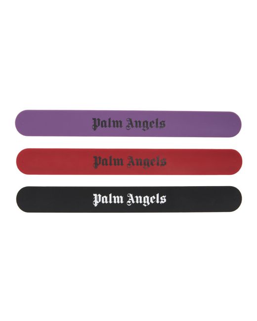 Palm Angels Rubber Wrap Bracelet Set