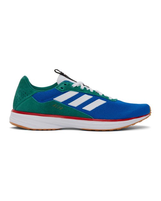 Noah NYC Blue and Green Adidas Edition SL 20 Sneakers