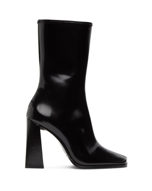 by FAR Semi-Patent Linda Heeled Boots
