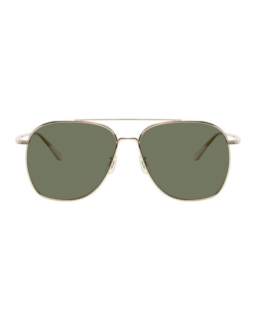 The Row Silver and Grey Ellerston Sunglasses