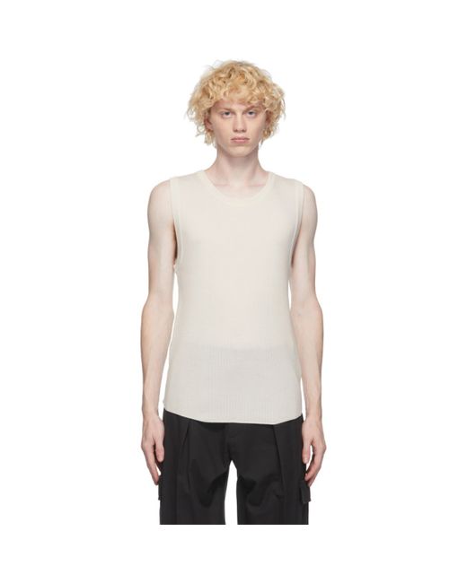 System Wool Ribbed Tank Top