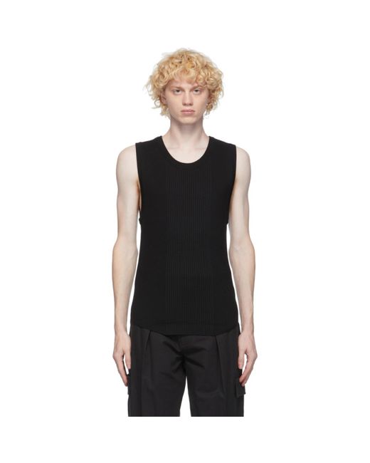 System Wool Ribbed Tank Top