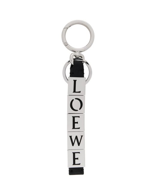 Loewe Logo Charm Keychain