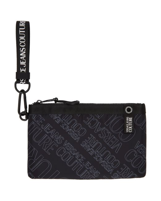 Versace Jeans Couture All Over Logo Pouch
