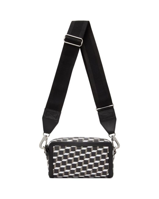 Pierre Hardy Black and White Cube Box Messenger Bag