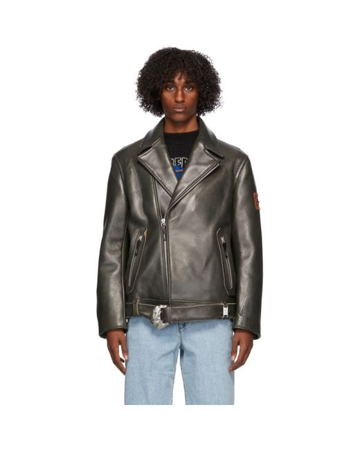 Ader Error Leather Normen Jacket