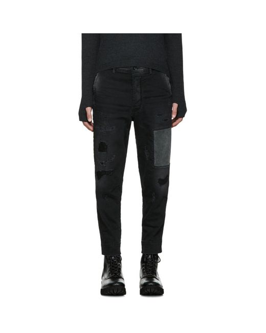 Diesel Patchwork Carrot-Chino Jeans