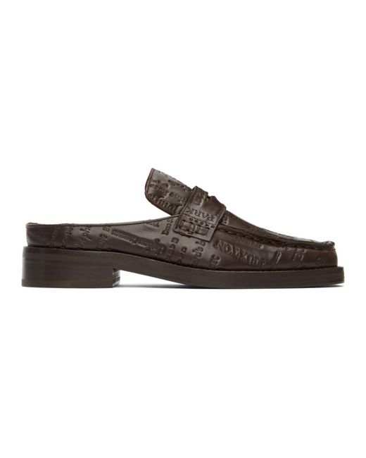 Martine Rose Embossed Arches Loafers