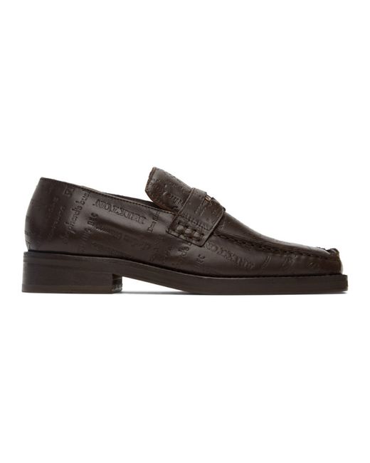 Martine Rose Embossed Roxy Loafers