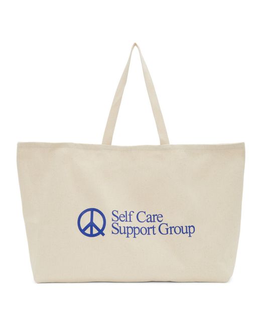 Museum of Peace and Quiet Beige Twill S.C.S.G. Tote