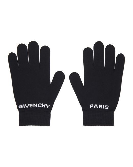 Givenchy Logo Gloves