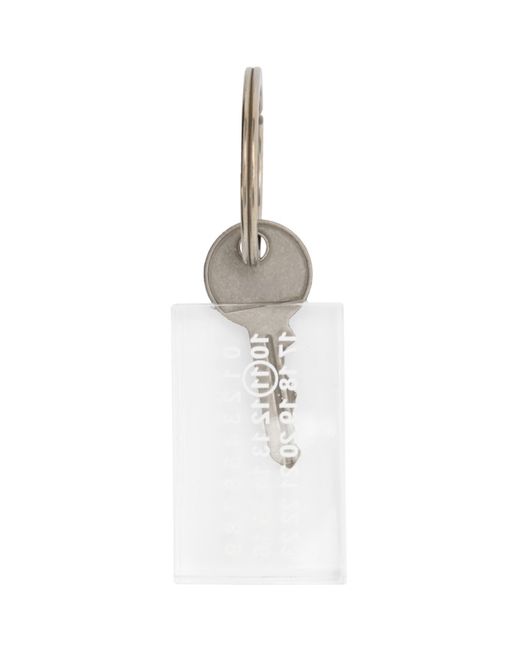 Maison Margiela SSENSE Exclusive Silver Resin Keychain