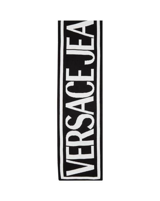 Versace Jeans Couture and White Logo Scarf