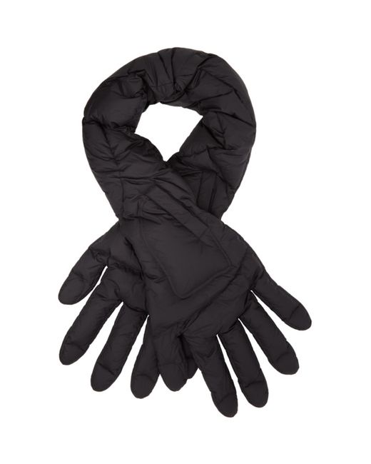 Chen Peng Black Down Lovers Cuddle Scarf