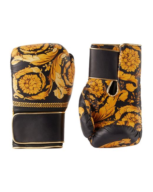 Versace and Gold Boxing Gloves