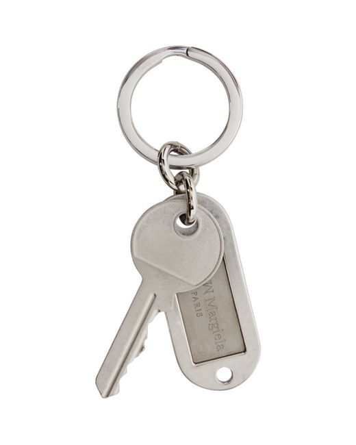 Maison Margiela Silver Keys Keychain