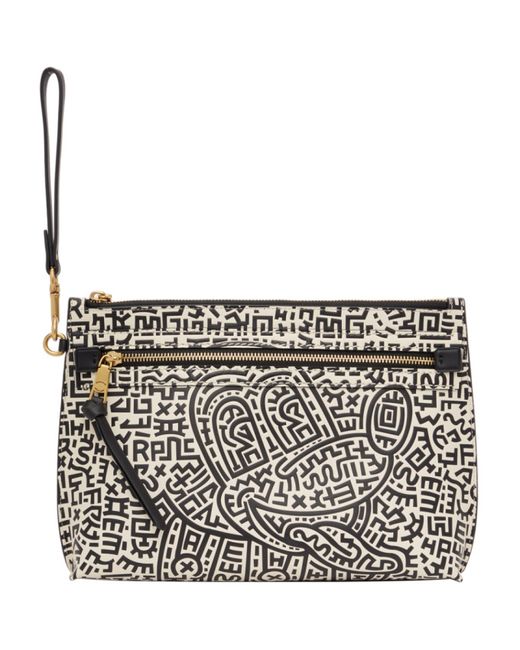 Coach 1941 Black and White Keith Haring Edition Mickey Pouch