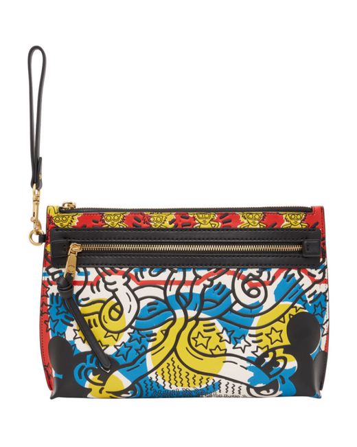 Coach 1941 Multicolor Keith Haring Edition Mickey Pouch
