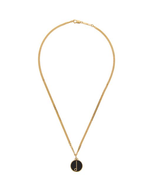Dunhill Gold d Necklace