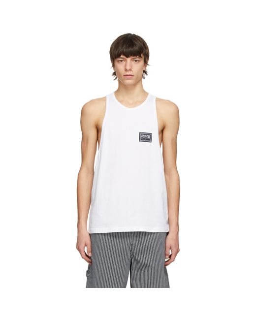 Versace Jeans Couture Patch Logo Tank Top