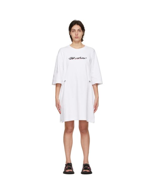 Off-White Logo Coulisse Dress