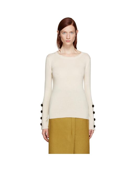 See by Chloé Button Sleeve Sweater