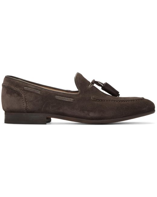 H By Hudson Suede Pierre Loafers