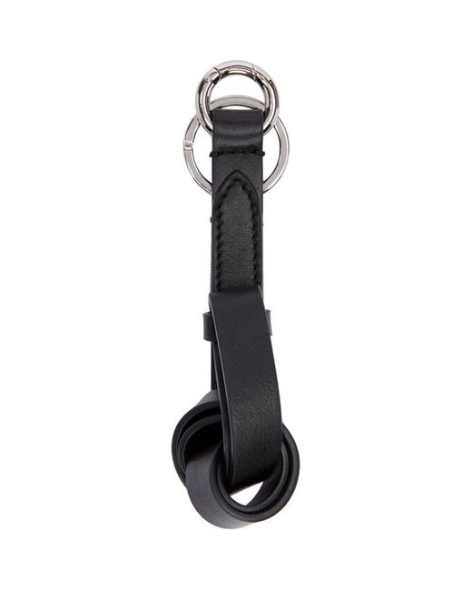 Jil Sander Leather Knot Keychain