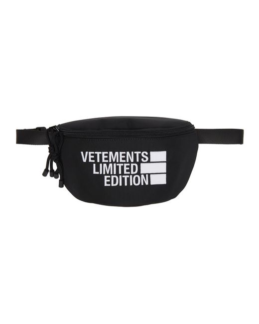 Vetements Black Limited Edition Fanny Pack