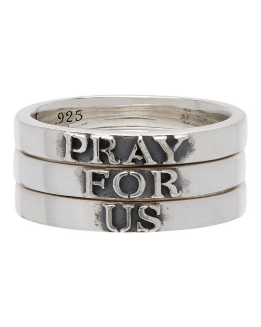 Martyre Pray For Us Ring Set