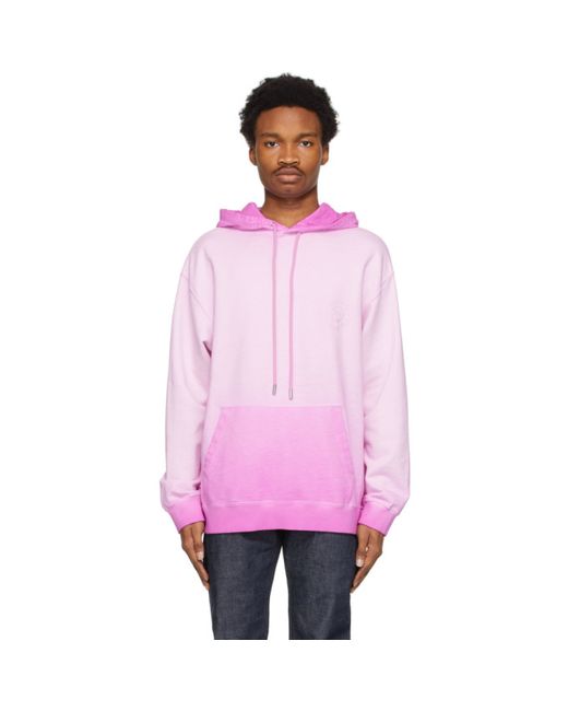 Opening Ceremony Pink Rose-Crest Hoodie