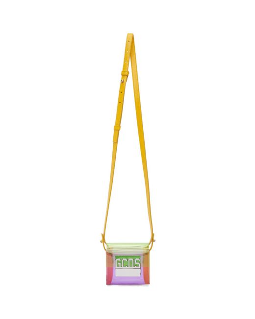 Gcds Multicolor Transparent Cube Bag