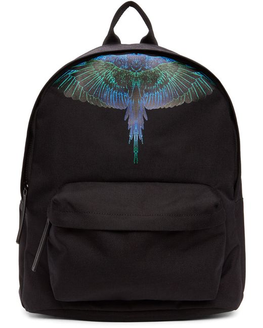 Marcelo Burlon County Of Milan Blue Neon Wings Backpack