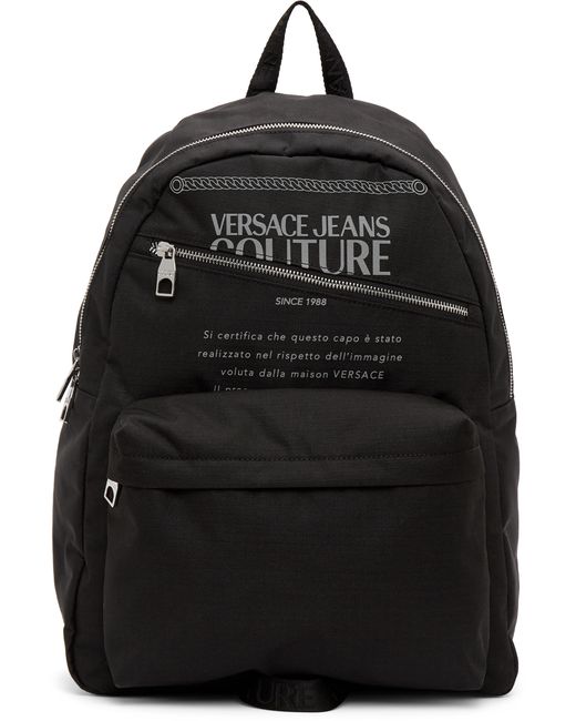 Versace Jeans Couture Silver Warranty Backpack