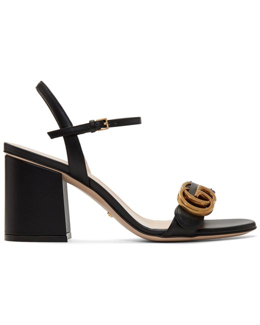 Gucci GG Marmont Heeled Sandals