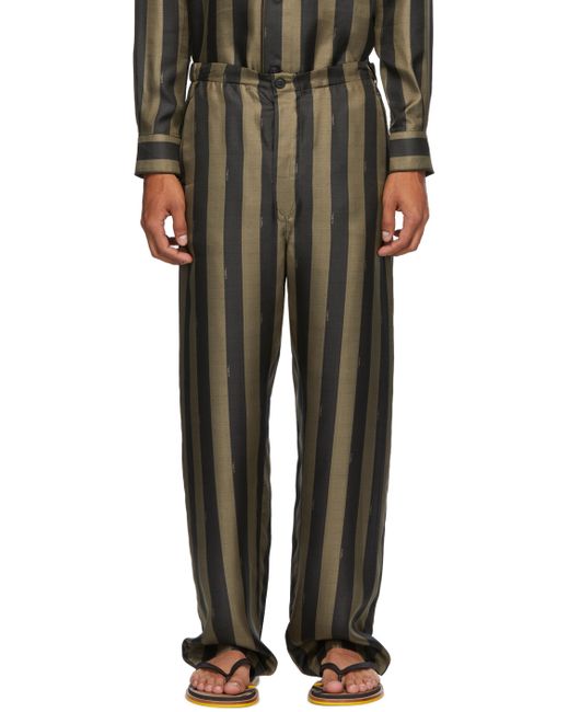 Fendi Striped Pyjama Trousers