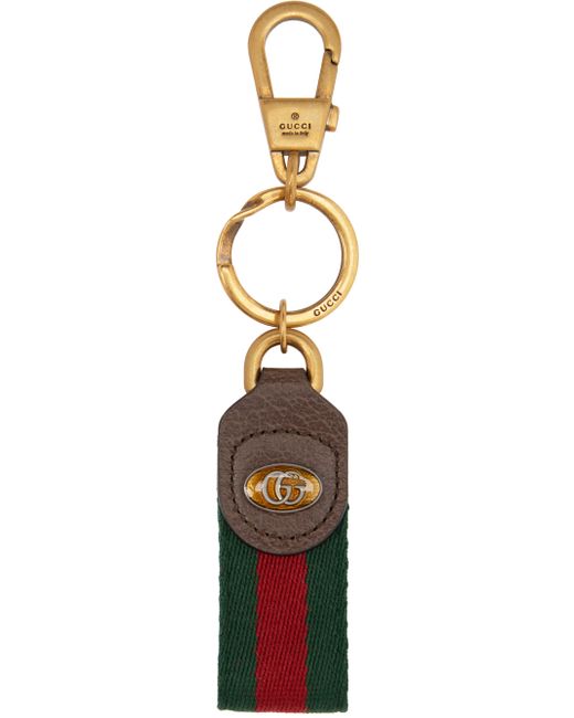 Gucci Green Red Ophidia Keychain