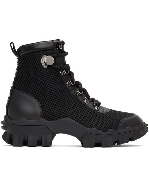 Moncler Mesh Leather Helis Boots