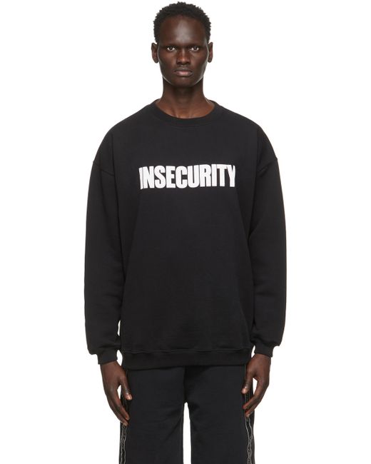 Vetements Print Insecurity Sweatshirt
