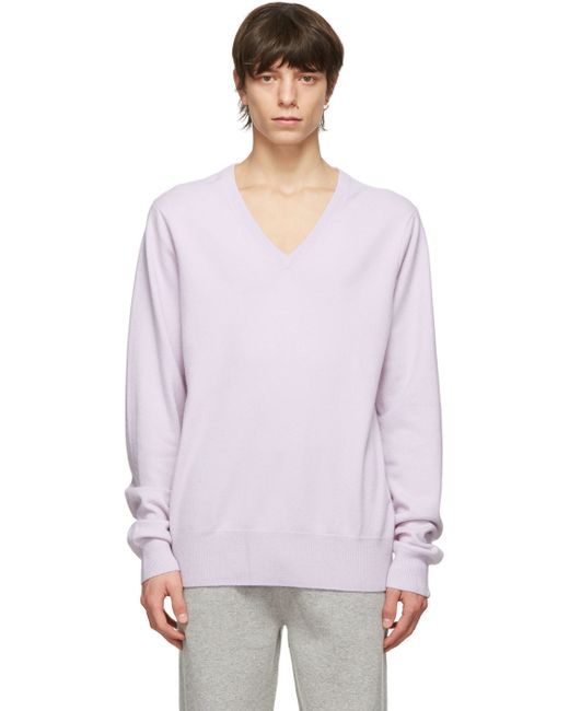 Extreme Cashmere Purple N162 Claim V-Neck Sweater