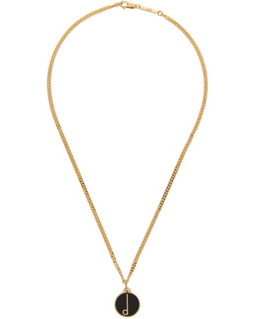 Dunhill Gold d Necklace