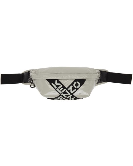 Kenzo Grey Sport Logo Belt Bag